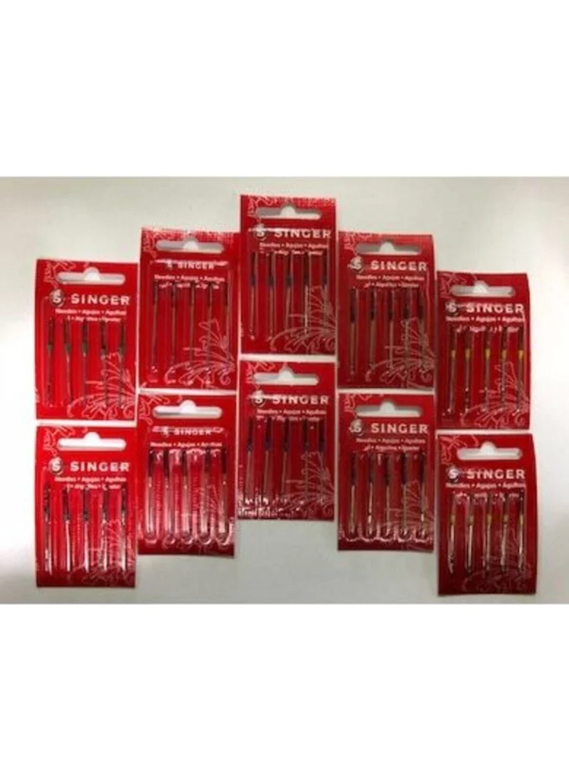سينجر Sewing Machine Needle 2 Packs 5 Types 10 Packs