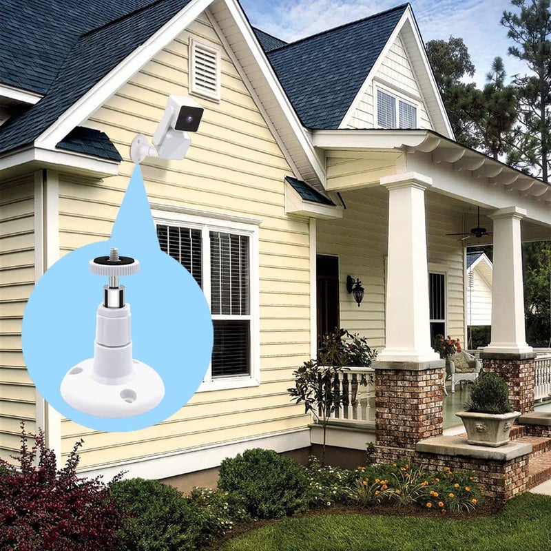 Pefecon Wall Mount for Wyze Cam Pan V3 and Wyze Cam V4 and V3, 2 Pack 360 Degree Swivel Adjustable Bracket for Wyze Camera System (Wyze Camera is Not Included) - Image 5