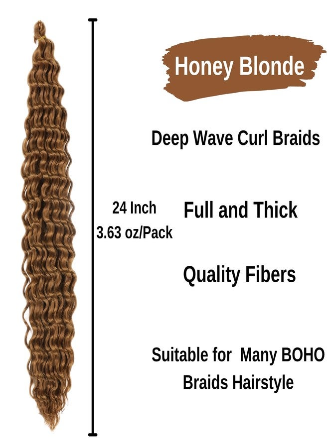 Leticia Honey Blonde Braiding Hair Pre Stretched Boho Braids Colored Hypoallergenic prestretched Boho Hair Curls Knotless ez braid micro Boho Braids - Image 3