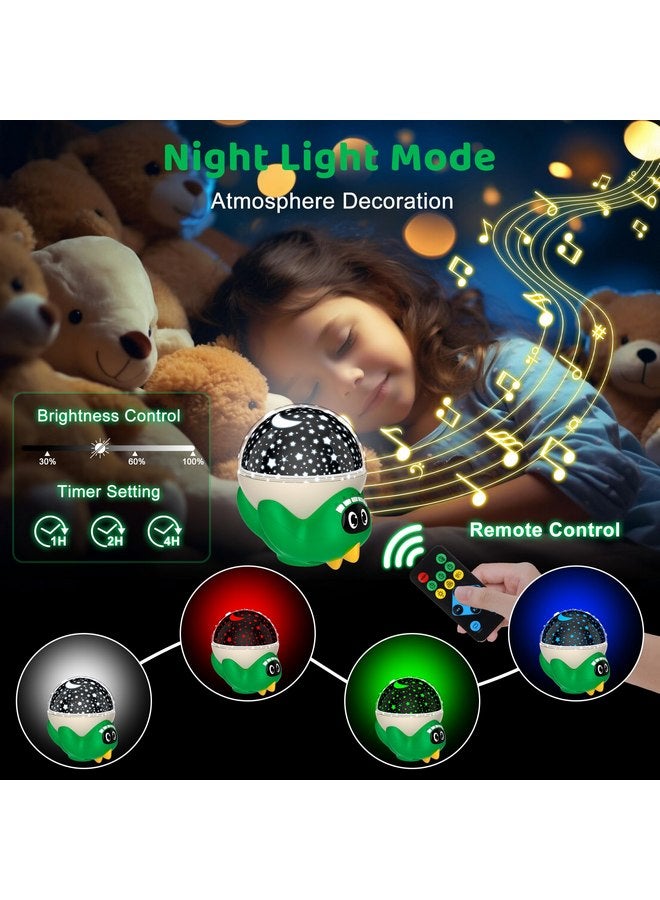 MOKOQI Dinosaur Night Light Projector with Remote Timer Music Lamp Gift Toys for Kids Bedroom,Star Light Projector Dinosaur Toys for Kids 3-7, Birthday for Boys Girls - Image 3