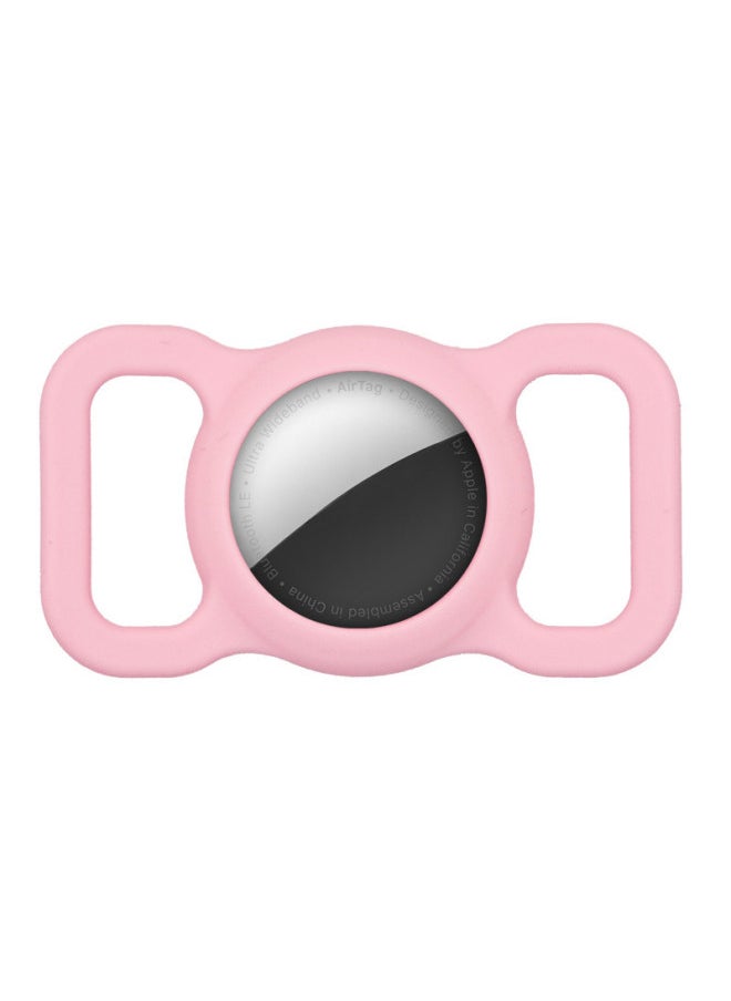 Generic - Applicable AirTag Protective Cover For Apple Airtags Silicone Air Anti-lost Device Tag Positioning Tracker Cat Collar-Color:Pink-Applicable Model:airtag - Image 1