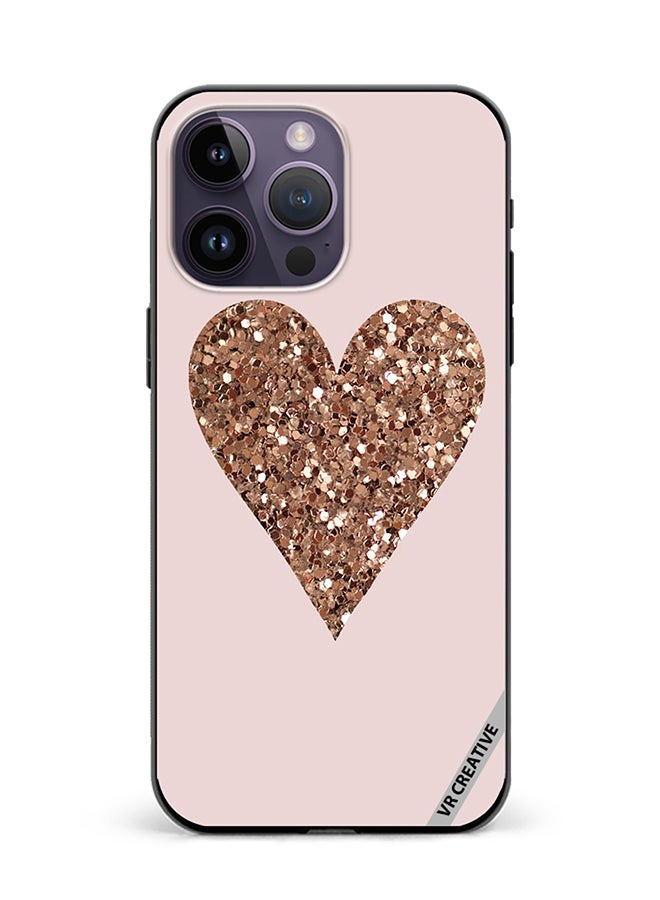 VR CREATIVE Protective Case Cover For Apple iPhone 16 Pro Sparkling Love Design Multicolour - Image 1