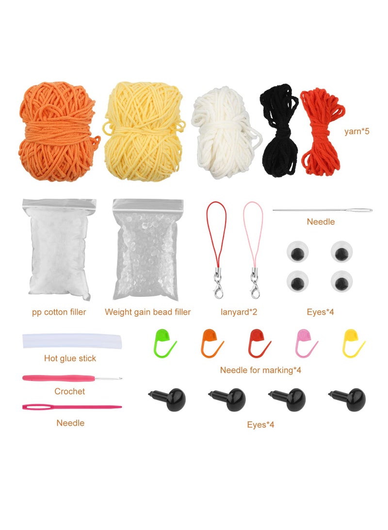 Excefore DIY Crochet Kit for Beginners Create Adorable Crochet Owls Includes Yarn Hooks and Instructions  - Image 2