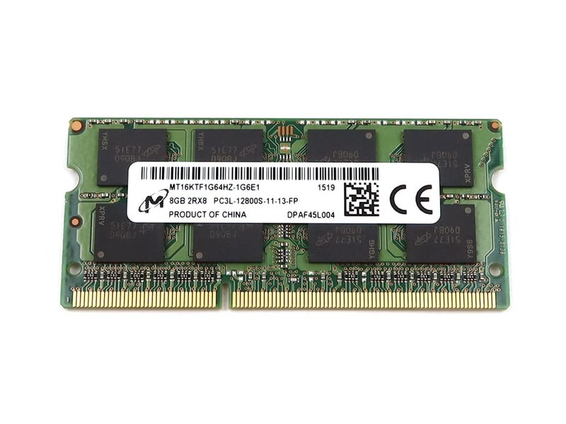 Micron ذاكرة رام لابتوب ميكرون DDR3 سعة 8 جيجابايت 1600 ميجاهرتز PC3-12800 1.35 فولت MT16KTF1G64HZ-1G6E1 693374-001 - Image 1