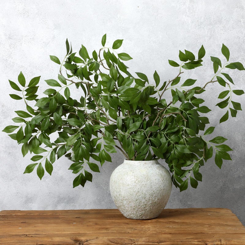 Daifunli 6 Pcs 315 Green Stems for Vase Artificial Wisteria Greenery Stems Spring Summer Faux Branches for Centerpieces Vase Filler Home Kitchen Wedding Decor - Image 2