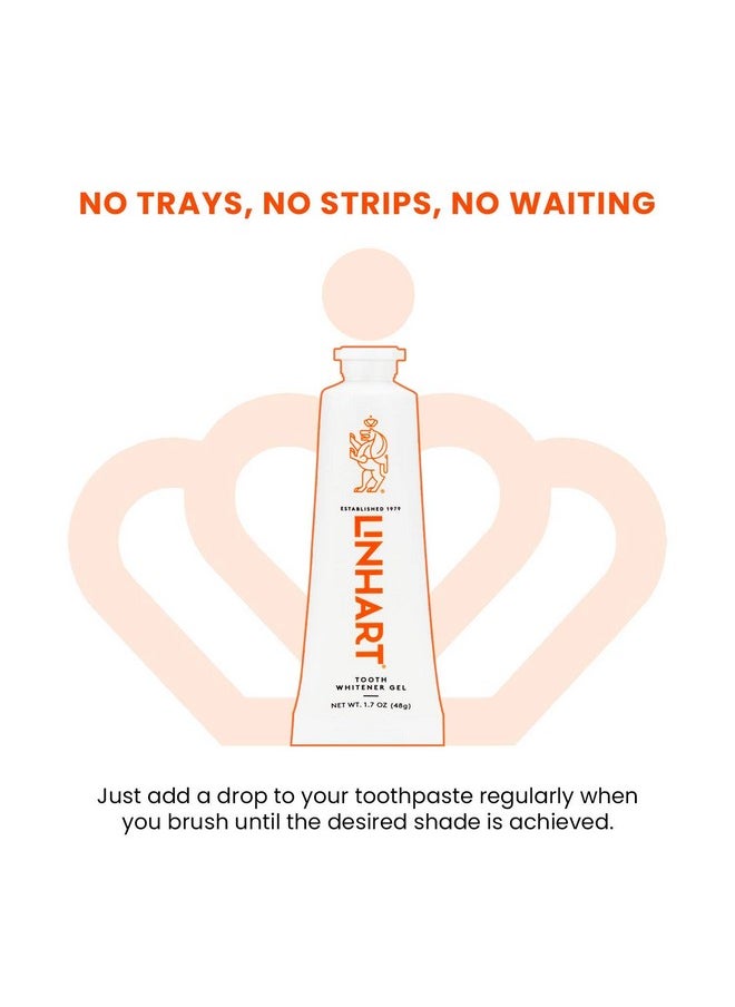 LINHART - Teeth Whitener Gel With Hydrogen Peroxide Tooth Whitener For Sensitive And Normal Teeth No Sensitivity Effective Whitens Teeth With 50% More Strength - Image 1