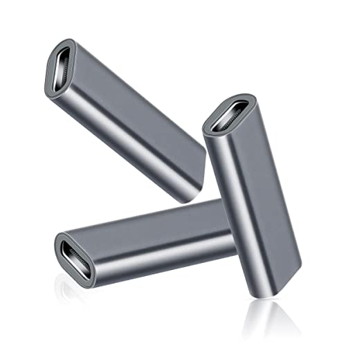 Basesailor USB C Female to Female Adapter 3Pack,100W USBC Coupler,PD 3.1 Type C Extender,10Gbps Double Female Connector with 4K/8K Video for Thunderbolt 4 3,iPad,MacBook,USB-C Devices - Image 1