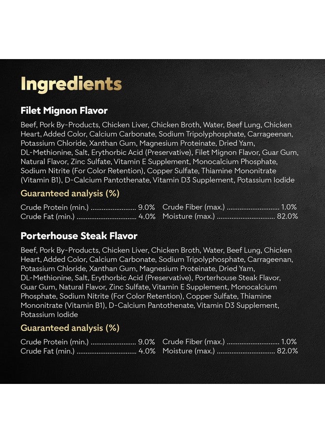 CESAR Classic Loaf in Sauce Wet Dog Food Filet Mignon and Porterhouse Steak Flavors Variety Pack, 3.5 oz. Easy Peel Trays (12 Count, Pack of 2) - Image 4