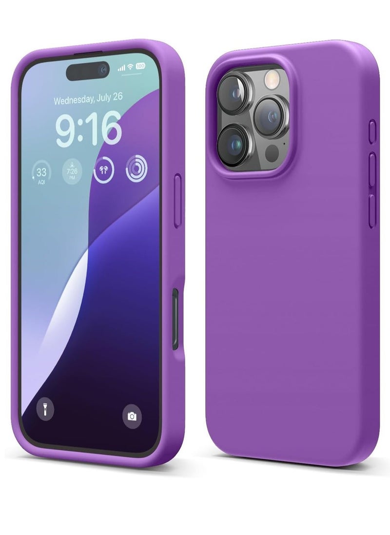 Raxoom Neon Purple Full Body Protection Case for iPhone 16 Pro - Shockproof, Slim Design with Anti-Scratch Microfiber Lining - Image 1