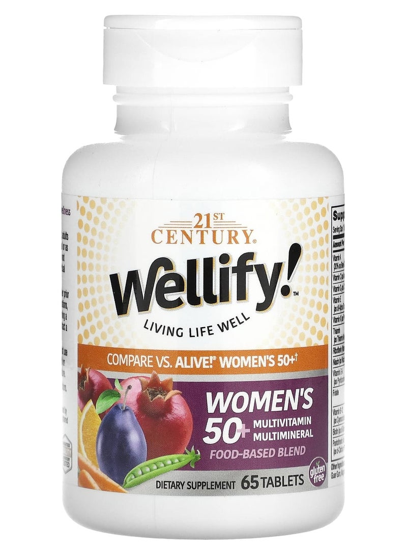 21st Century Wellify! Women's 50+ Multivitamin Multimineral 65 Tablets - Image 1