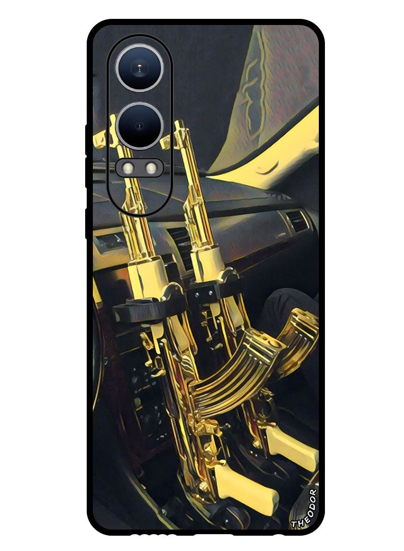 Theodor Protective Case Anti Scratch Shock Proof Bumper Cover For OnePlus Nord CE4 Lite AK 47 Guns - Image 1