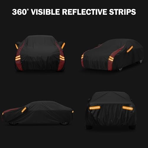 MBLCOOVERS Car Cover Outdoor Automobiles Waterproof All Weater Truck Cover for Chevy Silverado, GMC Sierra, Ford F150/F 150 Heavy Duty Outdoor Pickup Cover Snow Uv Sun Protection - Image 4