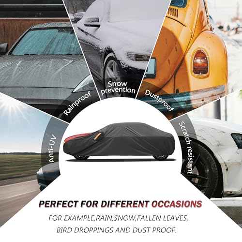 MBLCOOVERS Car Cover Outdoor Automobiles Waterproof All Weater Truck Cover for Chevy Silverado, GMC Sierra, Ford F150/F 150 Heavy Duty Outdoor Pickup Cover Snow Uv Sun Protection - Image 3