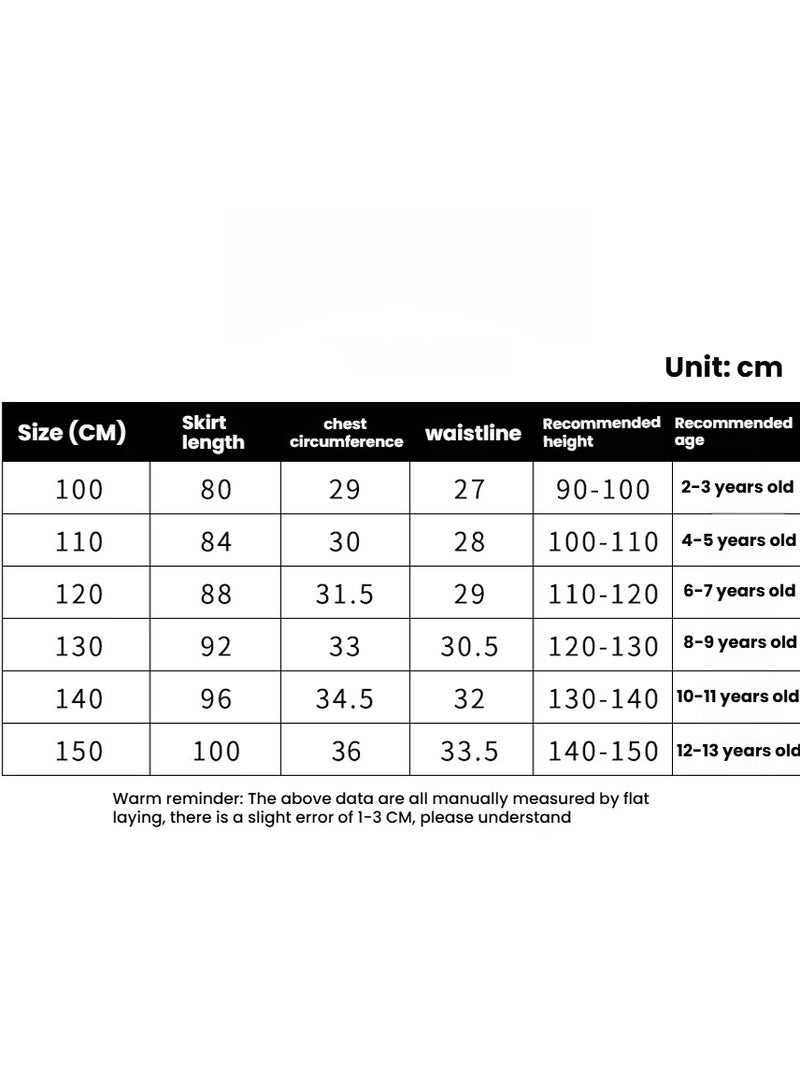 عام فستان أميرة حورية البحر للبنات، تنورة على شكل ذيل حورية مثالية لأزياء التنكر، سهلة الارتداء في الحفلات والمناسبات ذات الطابع البحري. - Image 4