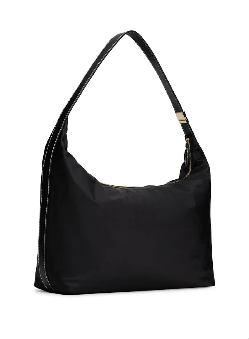 TOMMY HILFIGER Black Large Hobo Bag for Women | Best Price UAE