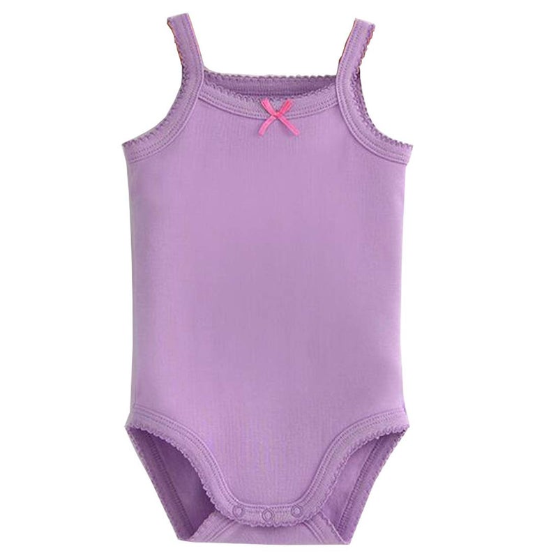 Blueleyu Baby Girls Clothes Sleeveless Tank Top Onsies Cotton Baby Bodysuit Pack of Toddler Summer Clothing (2-3T) - Image 4