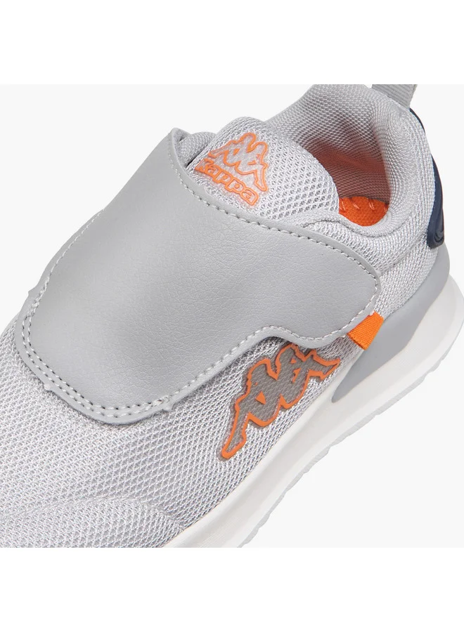 Kappa Boys' Pull Tab Detail Sports Shoes with Hook and Loop Closure