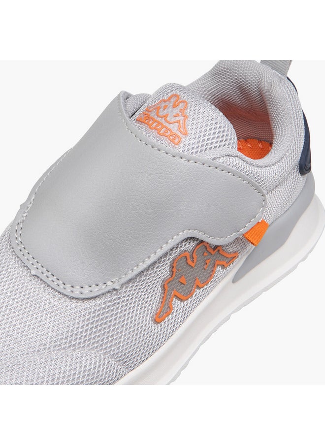 Kappa Boys' Pull Tab Detail Sports Shoes with Hook and Loop Closure  - Image 4