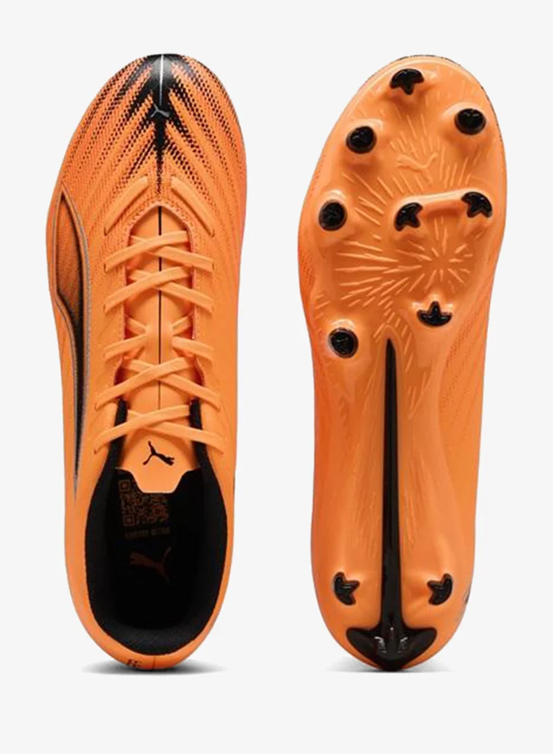 Puma Heat Fire-PUMA Black-Glowing Red ULTRA 6 PLAY FG/AG Football Boots Unisex for Men | Best Price UAE