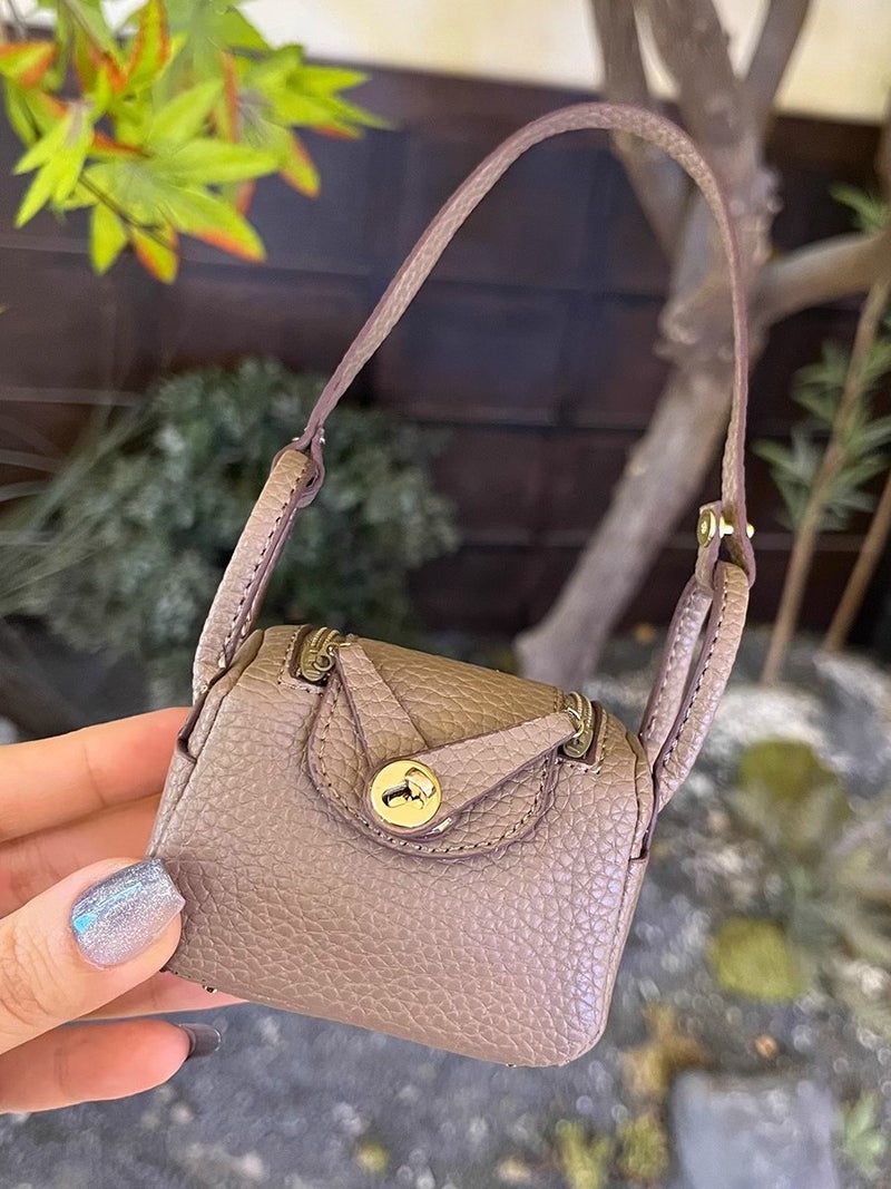 Fashion Lindi Bag Pendant Mini Cute Bluetooth Headset Storage Bag Protective Case Key Bag Hanging Ornaments For Women - Image 4
