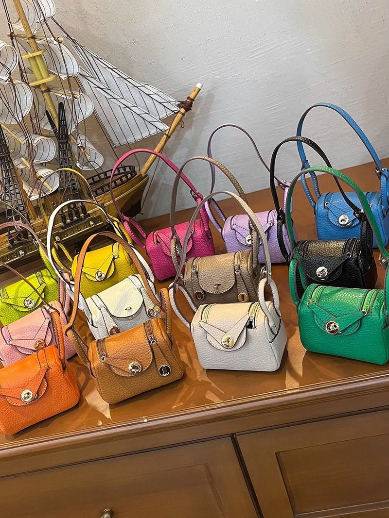 Fashion Lindi Bag Pendant Mini Cute Bluetooth Headset Storage Bag Protective Case Key Bag Hanging Ornaments For Women - Image 2