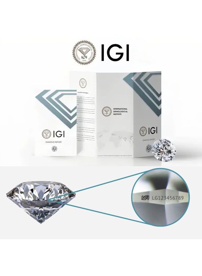Gleaming Grace Lab-Grown Diamond - IGI Certified Loose Stone, Laser Inscribed For Ring, Earring & Fine Jewellry - Image 5