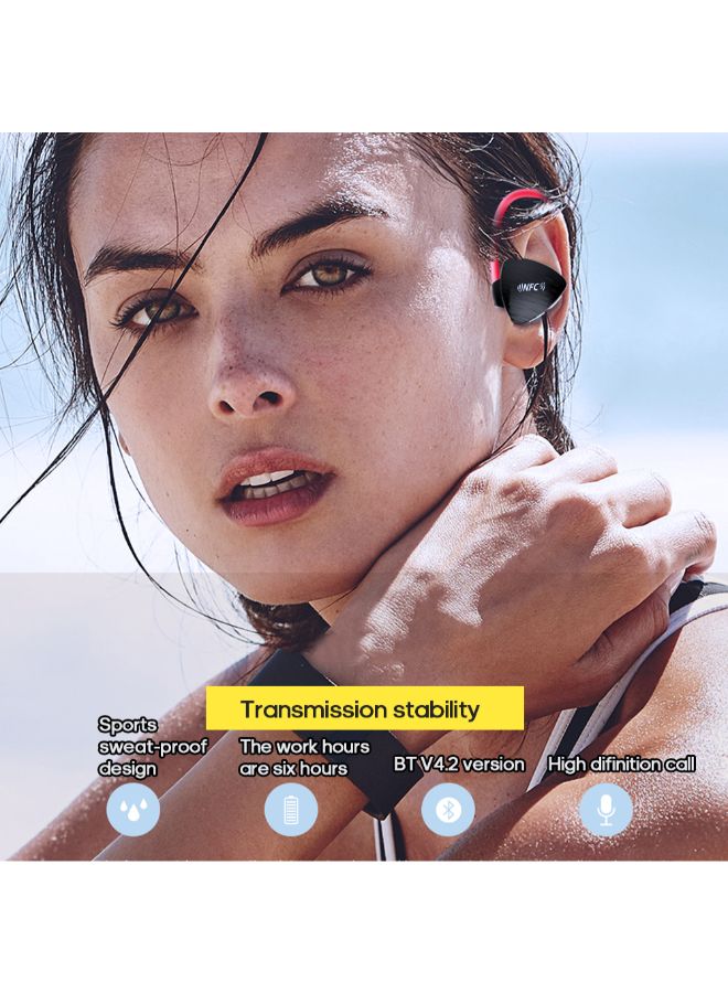 NIBEMINENT A847BL Wireless In-Ear Earphones Black  - Image 5