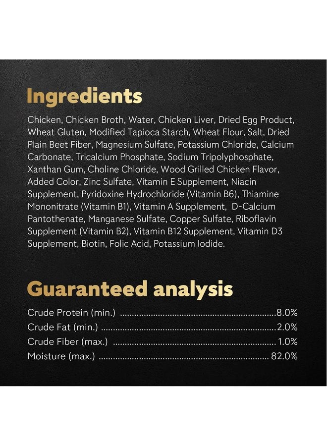 Cesar Filets in Gravy Wet Dog Food Wood-Grilled Chicken Flavor, 1.76 oz. Mini-Pouch, 20 Pack - Image 4