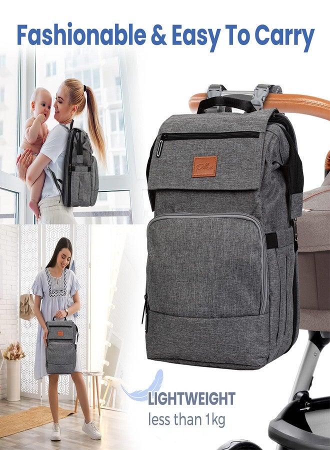 PILLANI Baby Diaper Bag Backpack - Large Bag for Boys & Girls, Waterproof Diaper Backpack - Travel Diaper Bags w/Changing Pad, Baby Registry Search & Shower Gifts - Essentials Must Haves Newborn Stuff - Image 5
