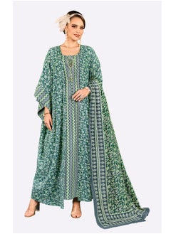 SARA Sara Scroll Print Jalabiya  - Image 1