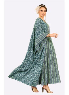 SARA Sara Scroll Print Jalabiya  - Image 2