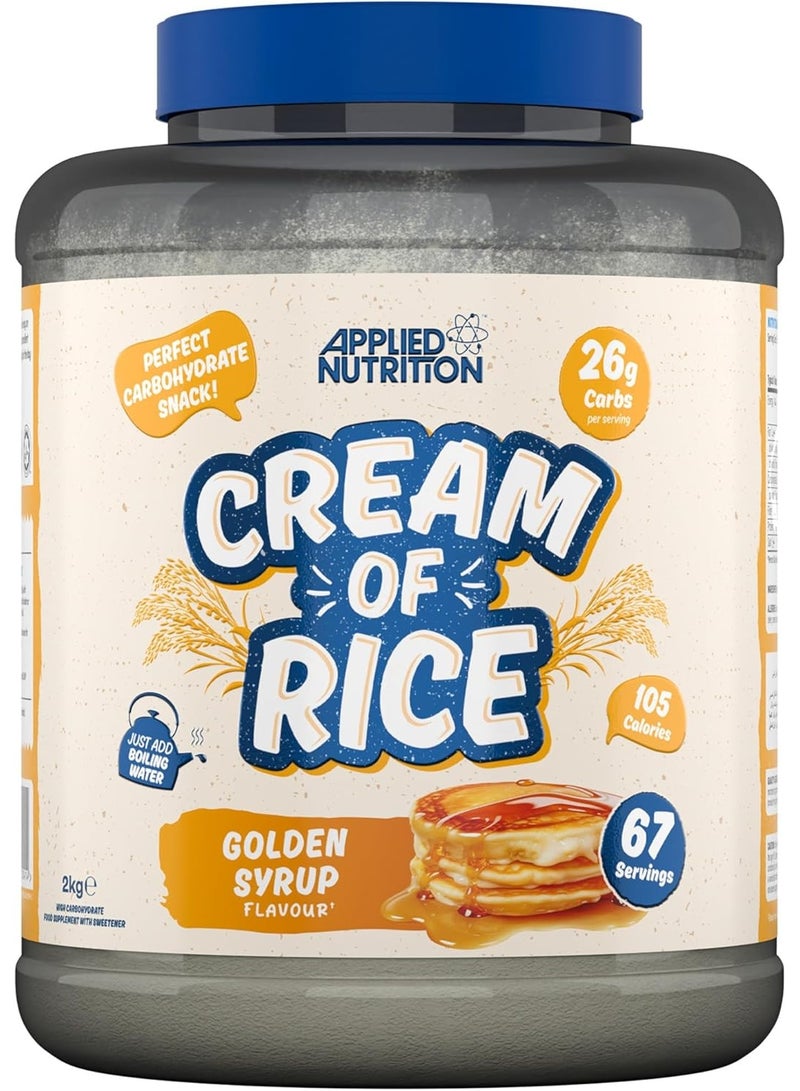 Applied Nutrition Cream of Rice Golden Syrup 67 Servings – Fast-Digesting Carb Energy for Muscle Fuel & Recover - Image 1