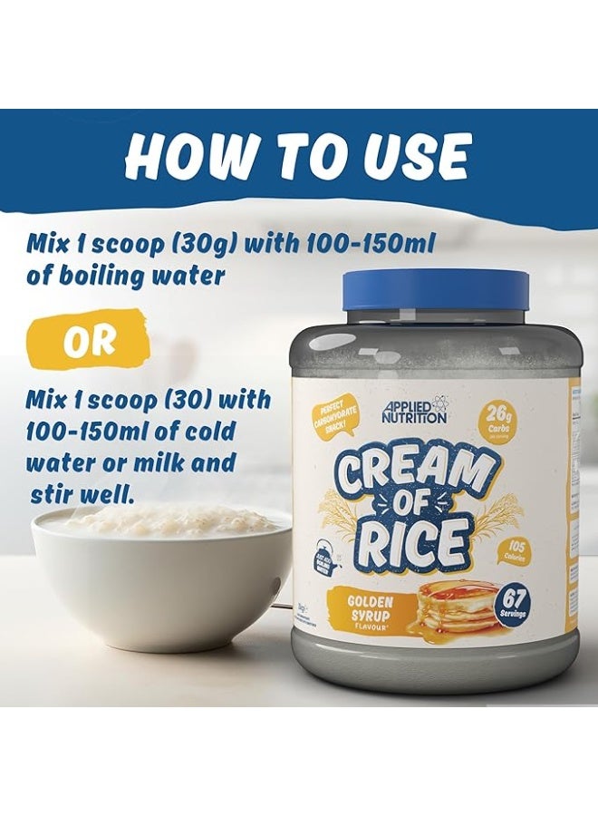 Applied Nutrition Cream of Rice Golden Syrup 67 Servings – Fast-Digesting Carb Energy for Muscle Fuel & Recover - Image 5