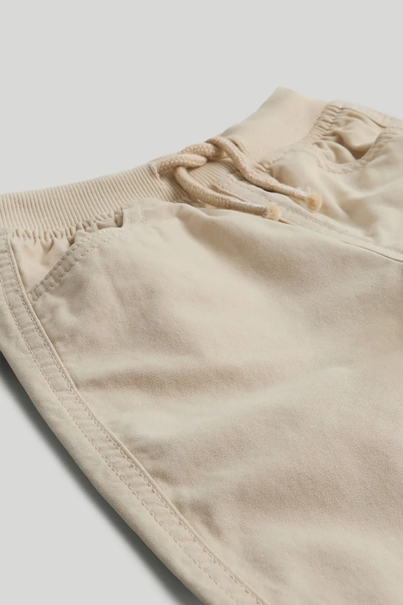 mothercare Beige Barrel-Leg Trousers