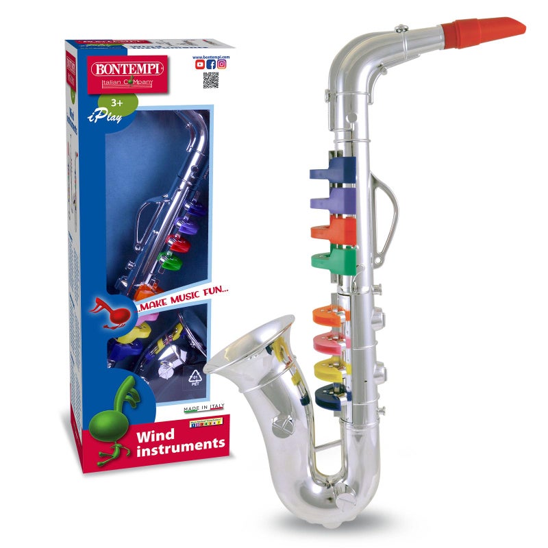 Bontempi Bontempi 32 4331 8 Notes Saxophone, 42 cm, Multi-Color  - Image 2