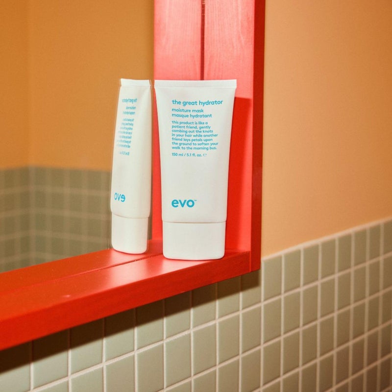EVO The Great Hydrator Moisture Hair Mask - Moisturise, Add Softness & Shine, Nourishing & Hydrating Treatment for Dry Hair - 150ml / 5.1fl.oz - Image 4