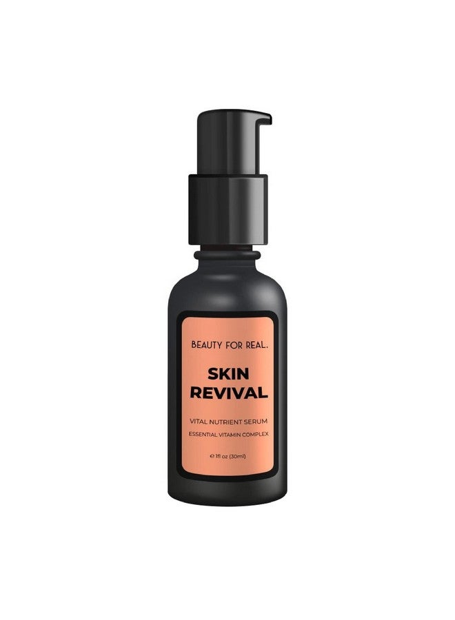 Beauty For Real Skin Revival Vital Nutrient Serum Antiaging Skincare Diminishes The Appearance Of Fine Lines & Wrinkles Hydrates Repairs & Brightens Skin With Vitamin A B3 & C 1 Fl Oz - Image 1