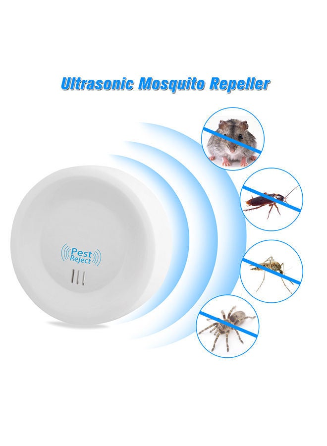 NIBEMINENT 6-Piece Portable Ultrasonic Mosquito Insect Repellent White - Image 3
