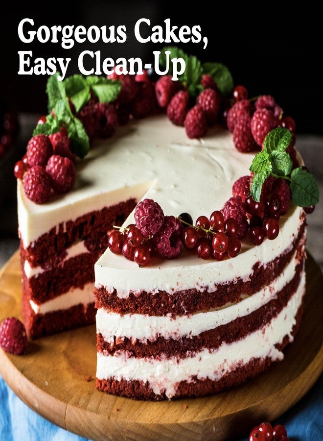 Regency Wraps Parchment Paper Circles For Round Cake Pans and Tube Cake Pans, Greaseproof Liners for Non-Stick Baking, 8" (Pack of 50, 25 Each), White - Image 4