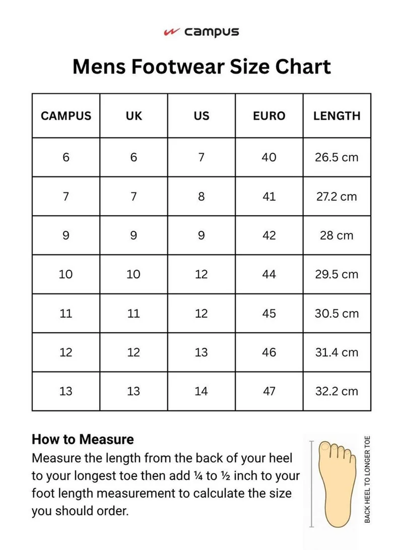 CAMPUS Full Blk Campus Men's All-Black Slip-On Shoes – Cushioned, Lightweight, Easy Wear for Men | Best Price UAE