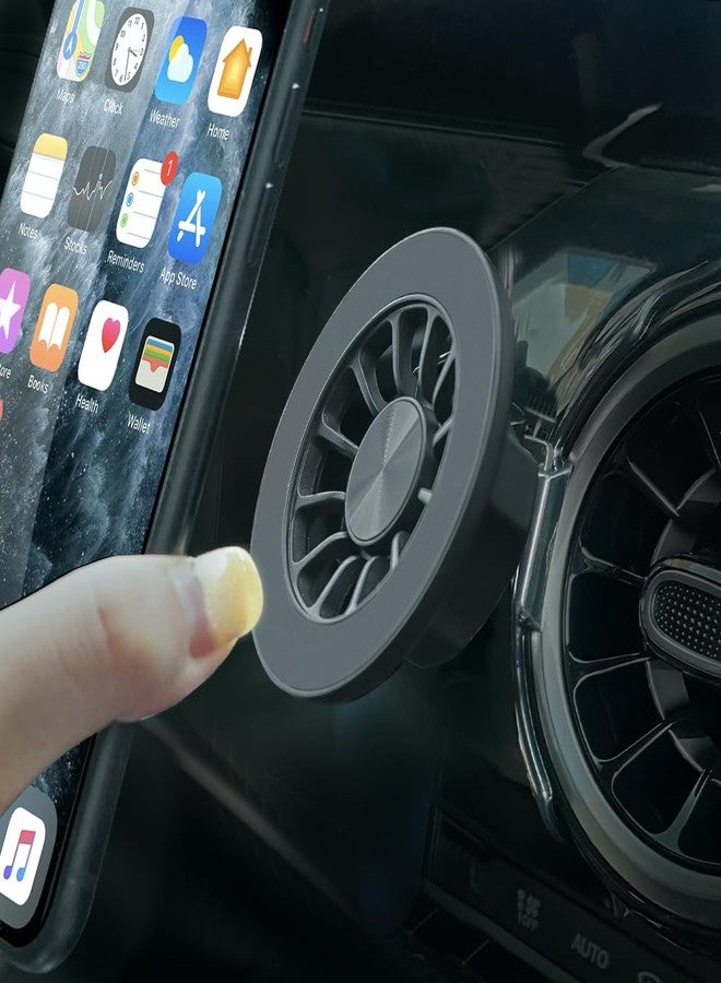 BEERTE fits for Magsafe Car Mount for Mercedes Benz GLA 2021-2025 [20 Strong Magnets] Magnetic Phone Holder for iPhone 15 14 13 12 MagSafe Case Car Air Vent Cell Phone Navigation Automobile Cradles - Image 1