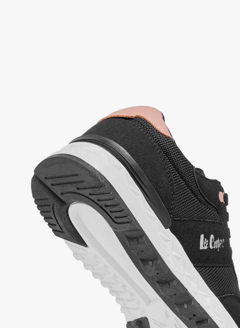 Lee Cooper Women's Logo Detail Sneakers with Lace-Up Closure - Image 5