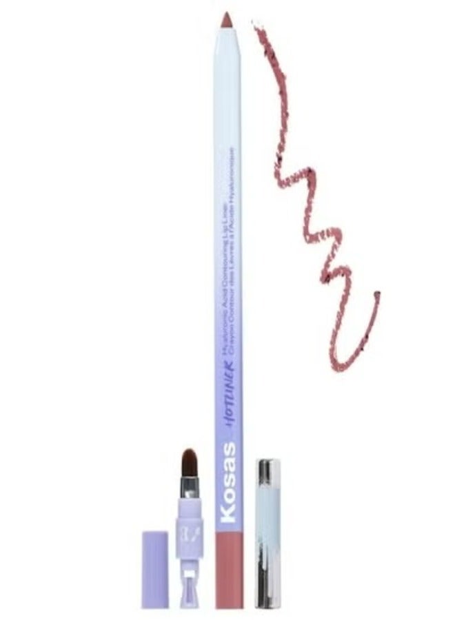 Kosas Arabic Kosas Hotliner Precise Contouring Lip Liner with Hyaluronic Acid - Mega - Cool Pink 0.02 oz - Image 1