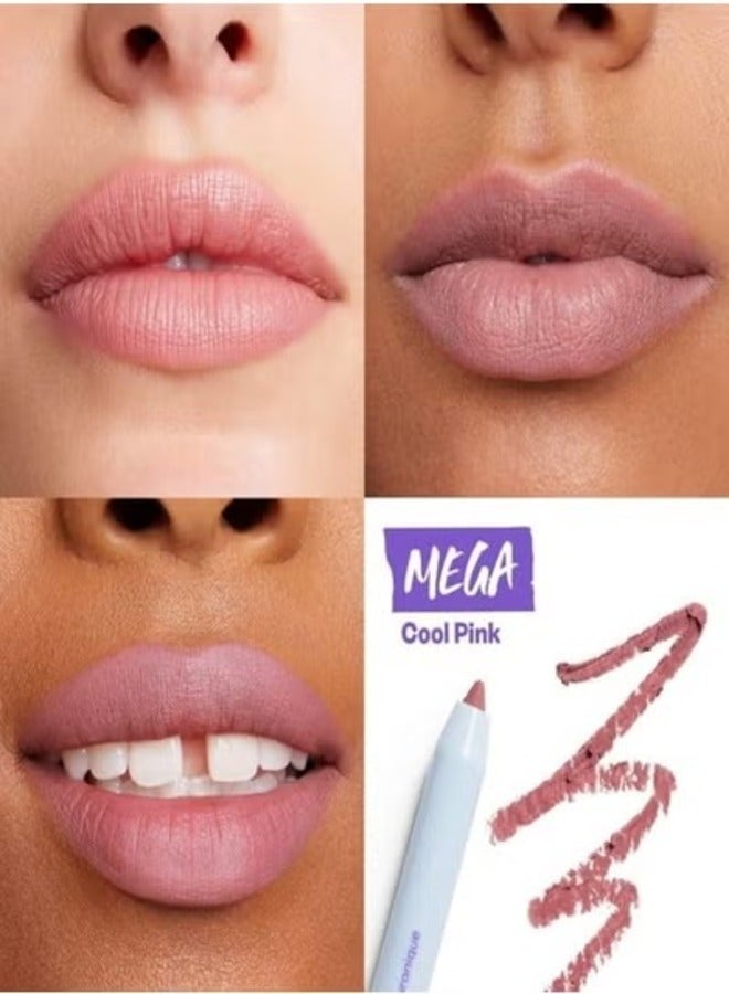 Kosas Arabic Kosas Hotliner Precise Contouring Lip Liner with Hyaluronic Acid - Mega - Cool Pink 0.02 oz - Image 2