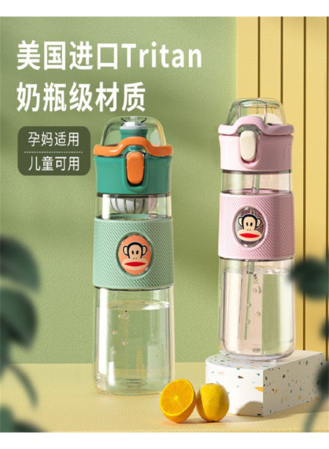 Paul Frank Straw Cup Tritan Children's High Aesthetic Sports Water Bottle Women Large Capacity Cup Pregnant Women - Image 1