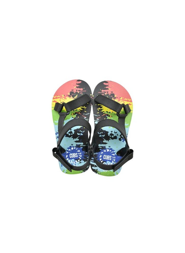 CUBS Paint Splashes Boys Sporty Sling CUBS Sandal 28  - Image 3