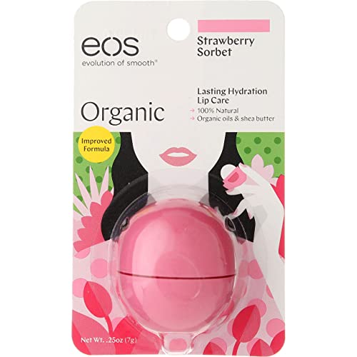 Eos Lip Balm Strawberry S Size 25 O Eos Lip Balm Strawberry Sorbet 25 Oz - Image 1