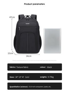 810 Business Professional Office Travel Laptop School Work Daily Use Backpack – Water-Resistant USB Charging Port Fits 15.6-inch Laptops - Black - pzsku/Z4BC94C6C783CB24AABE9Z/45/_/1739629898/ea834c32-0b83-46d1-b40e-ba7bdb005f99