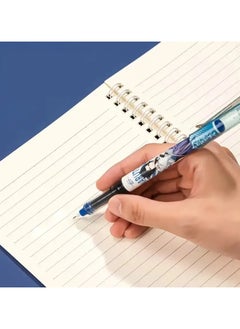 Deli Anime Naruto Black Ink Gel Pen for School, Office and more (Pack of 6, Random Design)  - Image 3