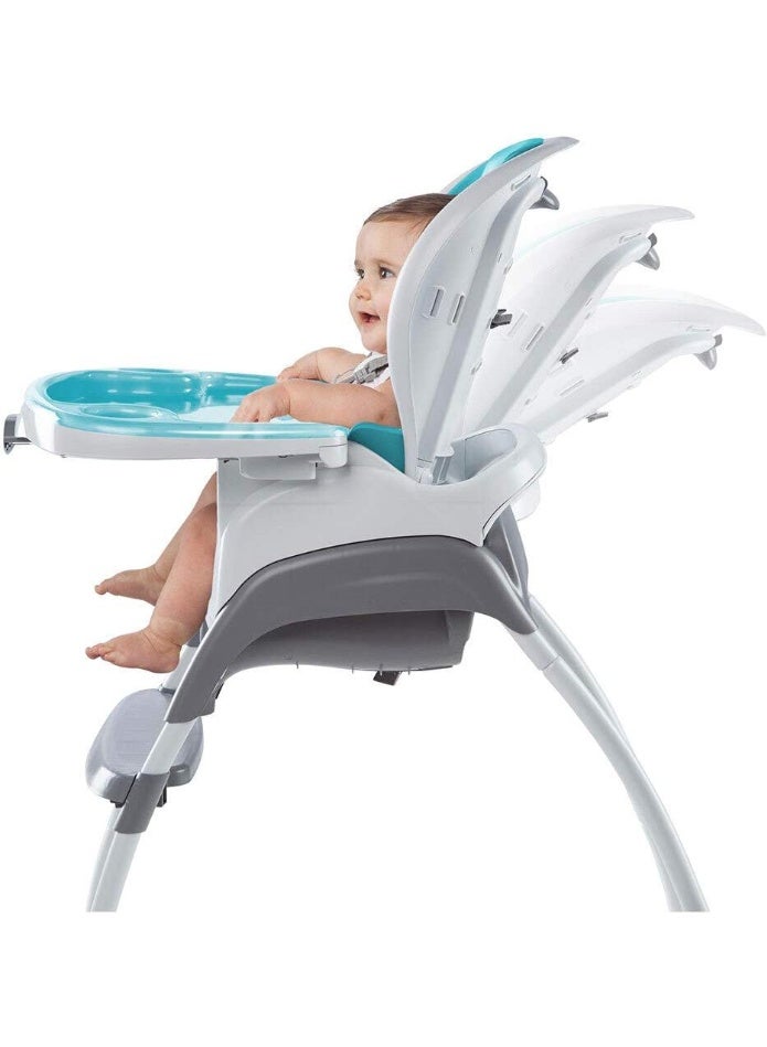 Ingenuity Trio 3-in-1 Smartclean High Chair - Aqua, Blue - Image 1